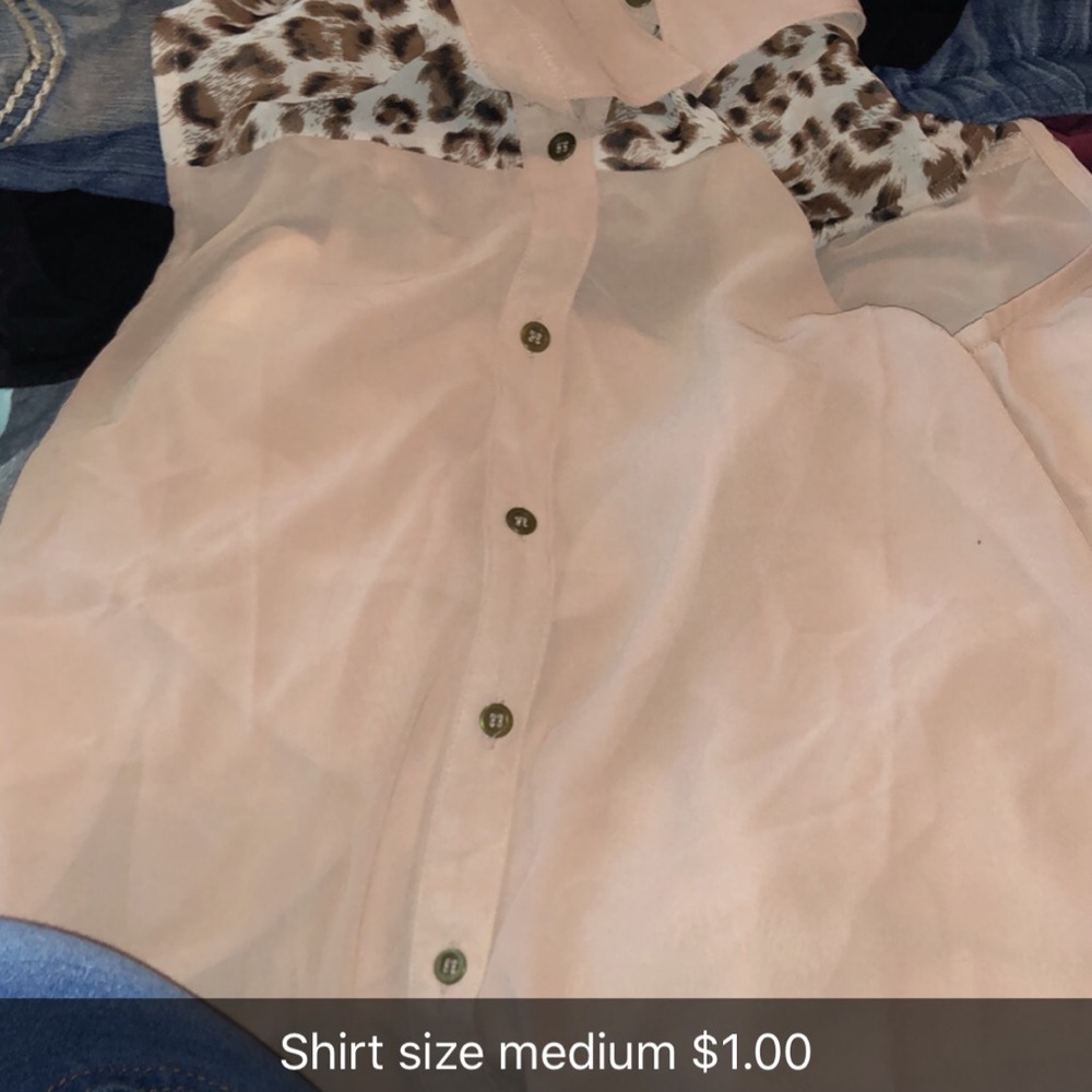 Scrub top & junior clothes 1 pair of miss me jeans